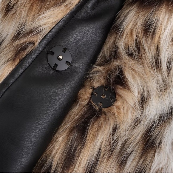 Faux Fur Leopard Jacket - Picture 4 of 15